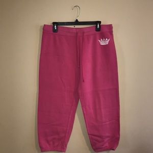 Pink Capri Sweatpants